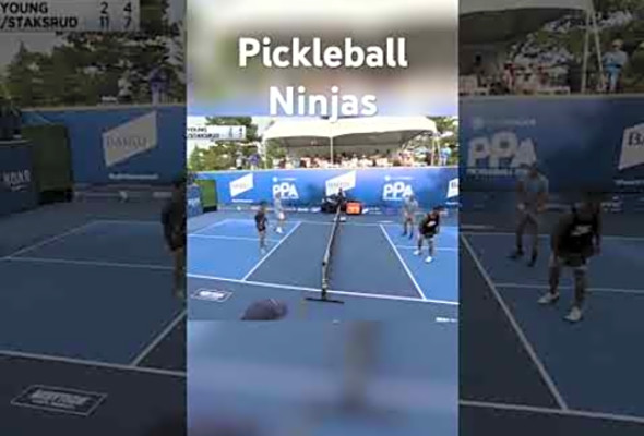 The Pickleball Ninjas have arrived.