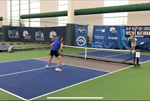 Tyler Loong vs AJ Koller - Mens Pro Singles - PPA Indoor National Championships