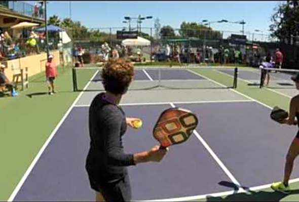 2017 So Cal Classic Pickleball Tournament WD 4.5 Winner Bracket Round 3