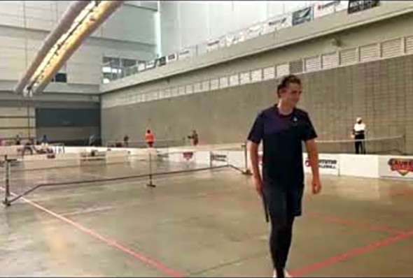 Tyler Slagill VS Andy King in the Gamma Pickleball Classic 4.5 Singles