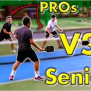 What Senior Pro vs Pro Pickleball Men&#039;s Doubles Looks Like