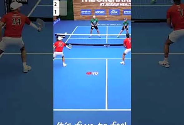 Beautiful backhand ATP #pickleball #pickleballislife #pickleballhighlights