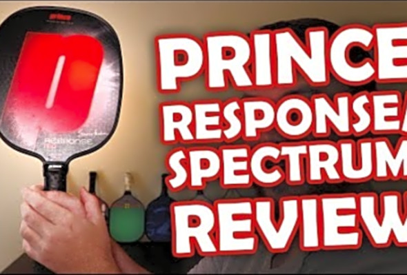 Prince Spectrum and Response Pickleball Paddle Review