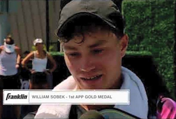 William Sobek Interview - Men&#039;s Pro Singles Final - APP Tour - Pickleball