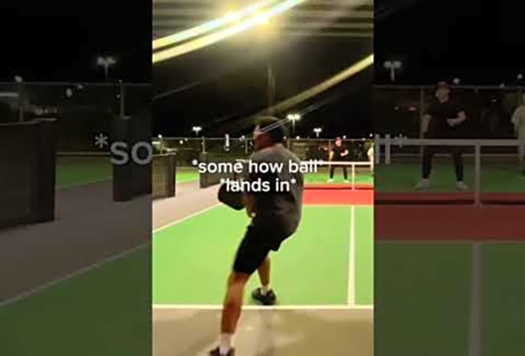 if tennis and Pickleball had a baby #pickleball #highlights #pickleballfun #memes