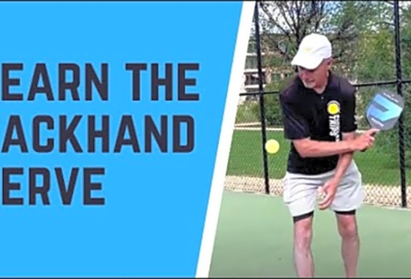 How to Hit a Backhand Pickleball Serve - Scott Moore Pickleball