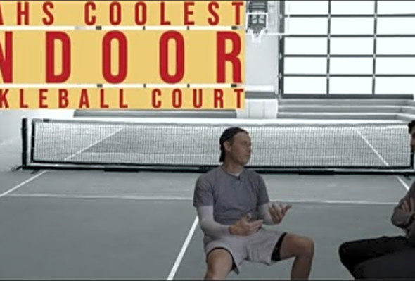 Utah&#039;s Coolest Indoor Pickleball Court