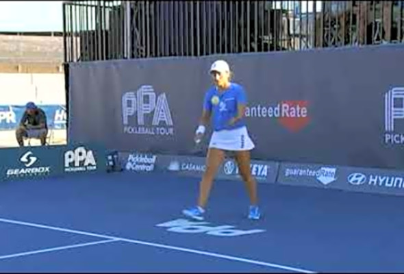 Paris Todd vs Catherine Parenteau in the Seminifnal Women Singles