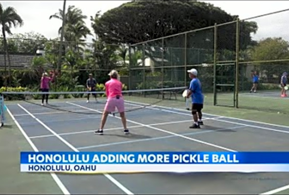 Pickleball courts spring up on Oahu due to growing demand
