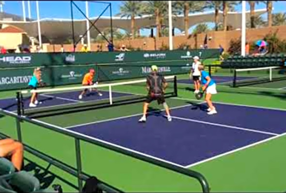 2019 Margaritaville USA Pickleball National Championships - Mixed Doubles Senior Pro 65 - Round 5