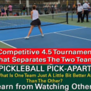 Pickleball! APP 4.5 Women&#039;s Mixed Doubles Game. Daytona Beach, Florida. ...