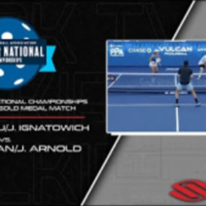 2023 PPA Indoor Championships Mixed Gold - J. Ignatowich/C. Parenteau vs...