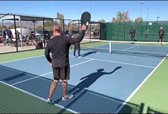 Live pickleball game 4 1/27/23