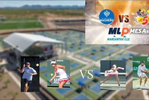 Major League Pickleball: New Jersey 5&#039;s vs Milwaukee Mashers: Dream Breaker