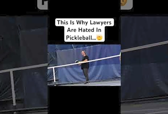 This Is Why Lawyers Are Hated In Pickleball! #pickleball #fyp #viral #shorts