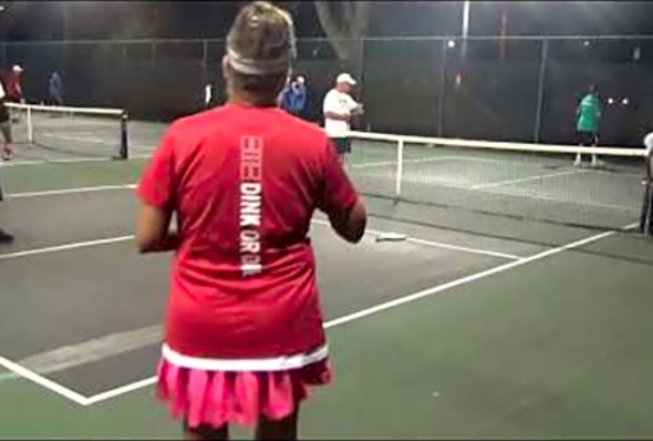 Scheels Pickleball Classic 4.5 MD Gold Medal Game Thompson Huff vs King Smyth July 2017