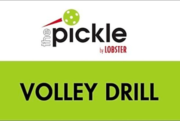 How to set up VOLLEY SHOT DRILL on THE PICKLE by Lobster pickleball machine with Melanie Wheatley