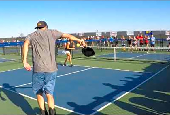 HI-LITES 2021 Pickleball Canada Nationals MXD Open Round 2 Layton-Chapman v Cogswell-Ross