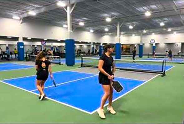Caroline and Lizas Second Pool Play Game, 4.5 Womens Southern Pickleball Championship