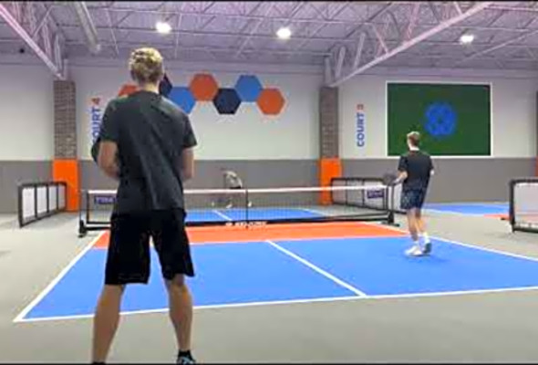 Mens Doubles Advanced Pickleball (Round Robin Tournament Game)