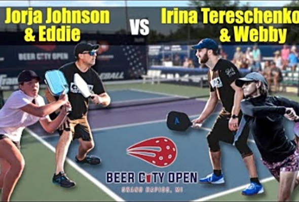 Eddie and Jorja Johnson vs Webby and Irina Tereschenko Exhibition Match - 2022 Beer City Open