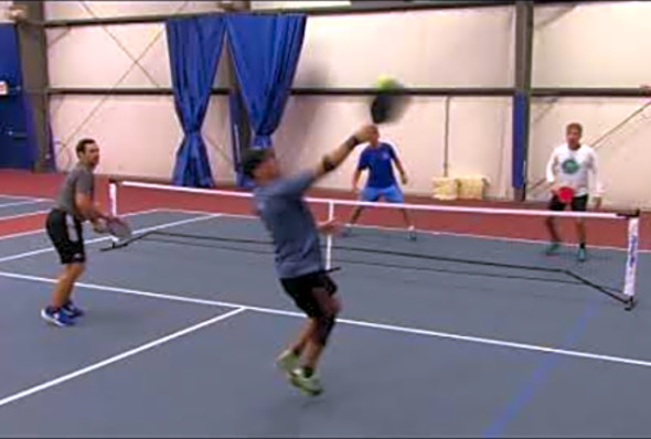 STL Advanced Pickleball-Rich Geenen/Jack Rubenstein v Mark Howard/Doug Huff