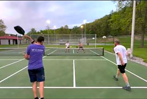 What Happens When You Play PickleBall with the King of Beards? #pickleball #fyp