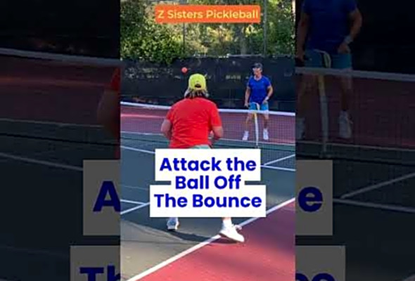 Offense! Attack the Pickleball When it Bounces High in the Kitchen!