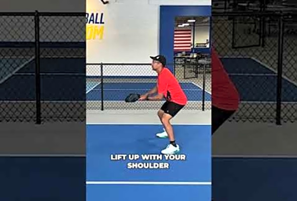 Backhand Reset Mastery: the Technique Behind the Two-Handed Reset! #pickleball #sports #shorts