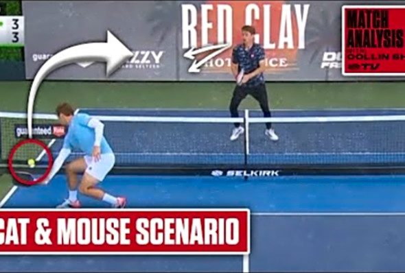 Cat &amp; Mouse: Collin Shick vs. Ben Johns PPA Florida Open Finals