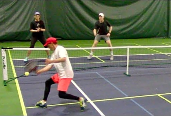 Spring Swing Pickleball-OMX Semi Final Dave Weinbach/Katie Dyer v John Cincola/Mary Doten