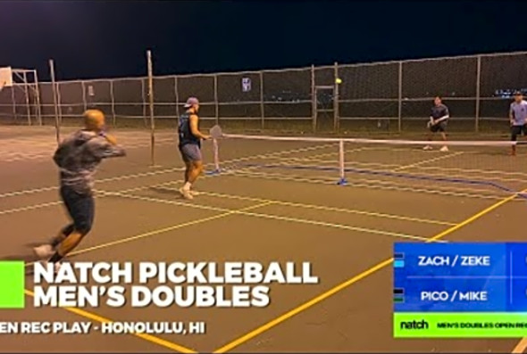 Pickleball Men&#039;s Doubles Rec Play feat. Pico/Mike vs Zach/Zeke