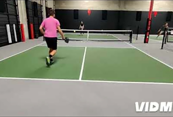 Pickleball Beginner Learns Ground Strokes From a Professional