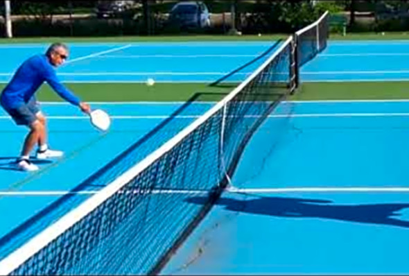 Pickleball Backhand Topspin Shots: Dink, Dink Volley, Roll, Drive