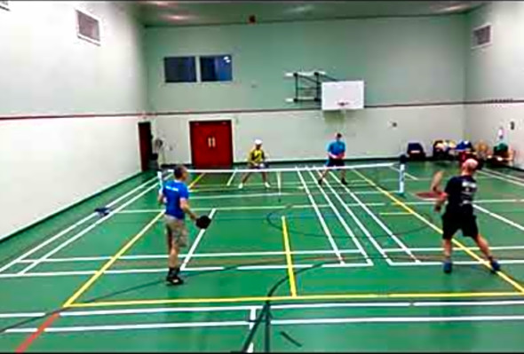 Advanced Pickleball in Osoyoos BC Canada - January 27, 2018 - Part One