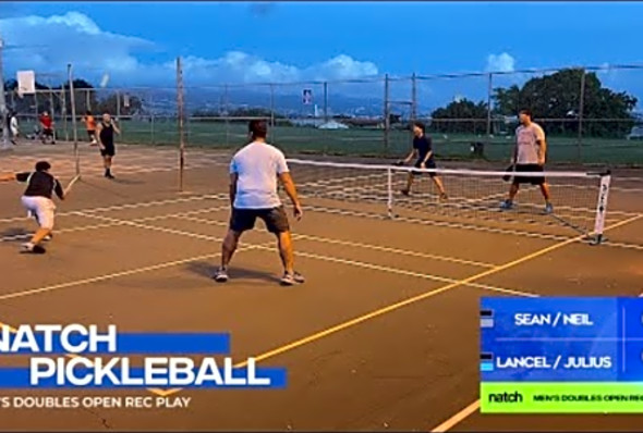 Pickleball Men&#039;s Doubles Rec Play feat. Lancel/Julius vs Sean/Neil