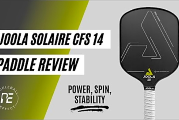 Joola Solaire CFS 14 Paddle Review by Pickleball Effect