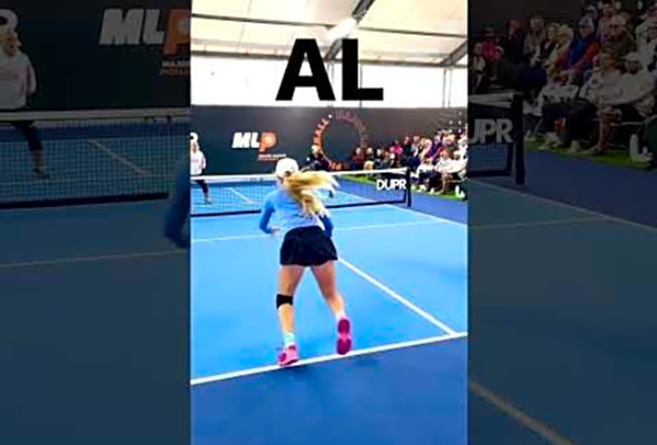 Pickleball&#039;s 15 year old phenom, Anna Leigh Waters