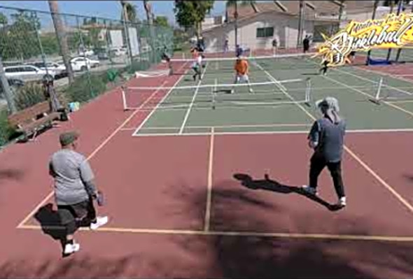 Pickleball Chumps Harry/Bill vs Alex/Dave 04192022 100th Upload!