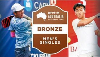 Quang Duong v Phuc Hyunh at the Proton Australia Pickleball Open