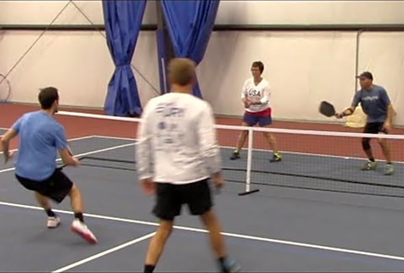 STL Advanced Pickleball-Zac Shook/Doug Huff v Camille Hughes/Rich Geenen