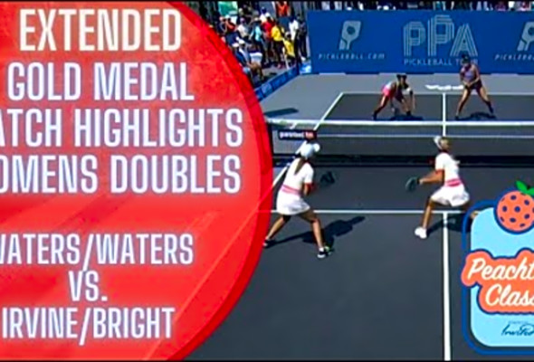 Waters/Waters vs. Irvine/Bright - Women&#039;s Doubles Extended Match Highlights - PPA Peachtree Classic