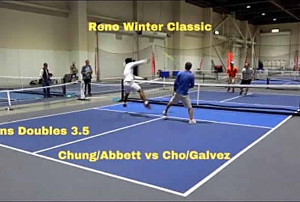 Reno &quot;Winter Classic&quot; Mens Doubles 3.5 Chung/Abbett vs Cho/Galvez