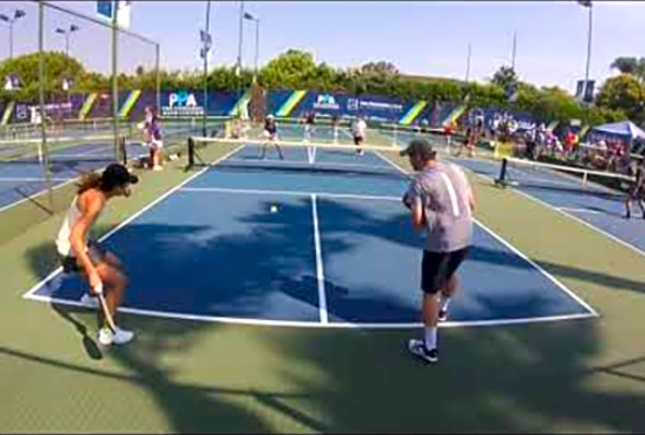 2020 Newport Beach PPA &quot;Showcase&quot; Pickleball Tournament Mixed Pro R1