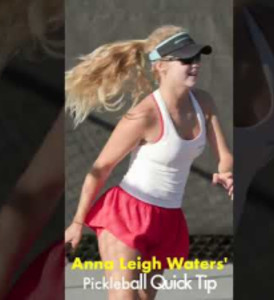 Pickleball Quick Tip with Anna Leigh Waters - Hit DEEP Serves!