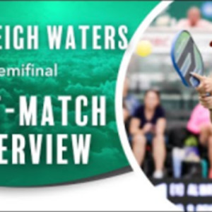 Anna Leigh Waters talks post singles match at the OS1st North Carolina Open