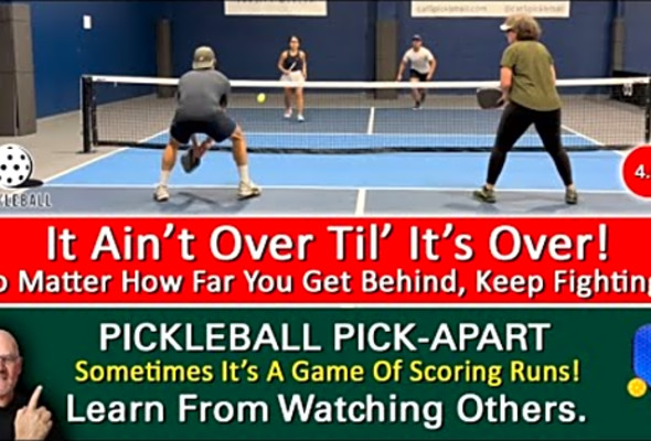 Pickleball Heartbreak! Did One Team Think They Had The Game Won? End It When Given The Opportunity!