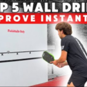 TOP 5 pickleball Wall Drills to Improve your Game