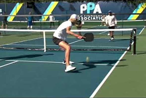 West Coast Classic Pickleball Tournament Mens Doubles 19 3.5 Match With 13-Year Old - Myles McBride