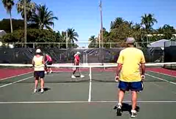 Semi Finals KW Pickleball Tournament 2014